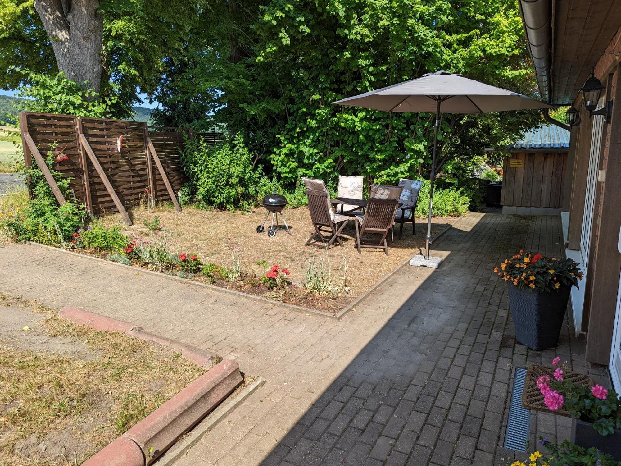 W5 - Urlaubsmagie - Wohnung Mit Grill, Terrasse & Pool Lichtenhain  Exteriér fotografie