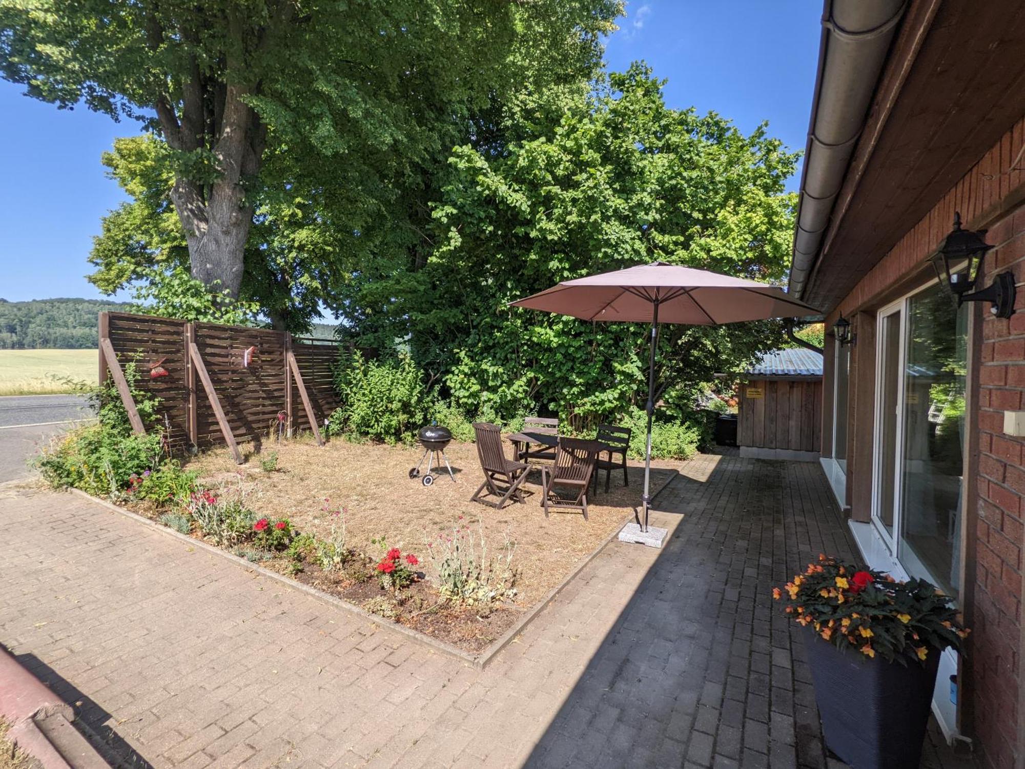 W5 - Urlaubsmagie - Wohnung Mit Grill, Terrasse & Pool Lichtenhain  Exteriér fotografie